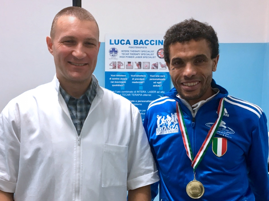 Assistenza a Nasef Ahmed, Campione Italiano di Maratona 2016